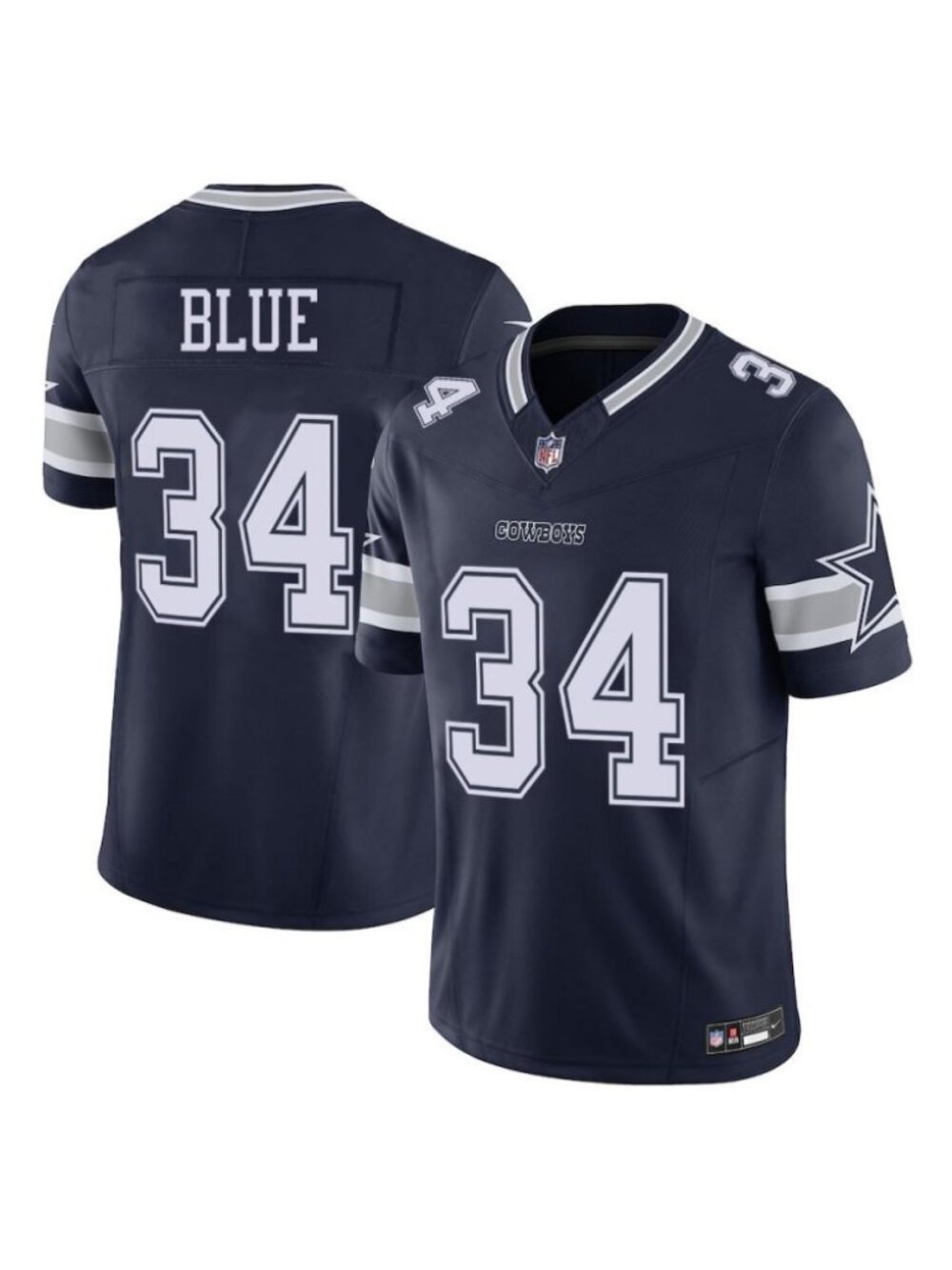 Adult Mens Jaydon Blue Navy Vapor Stitched Jersey
